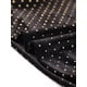 thumbnail image 5 of Ajustador Top Recortado para Mujer con Purpurina Brillante de Terciopelo de Manga Corta Negro XL, 5 of 5