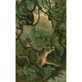 thumbnail image 2 of John George Wood 13x18 Black Ornate Wood Framed Double Matted Museum Art Print Titled - Puma (1898), 2 of 5