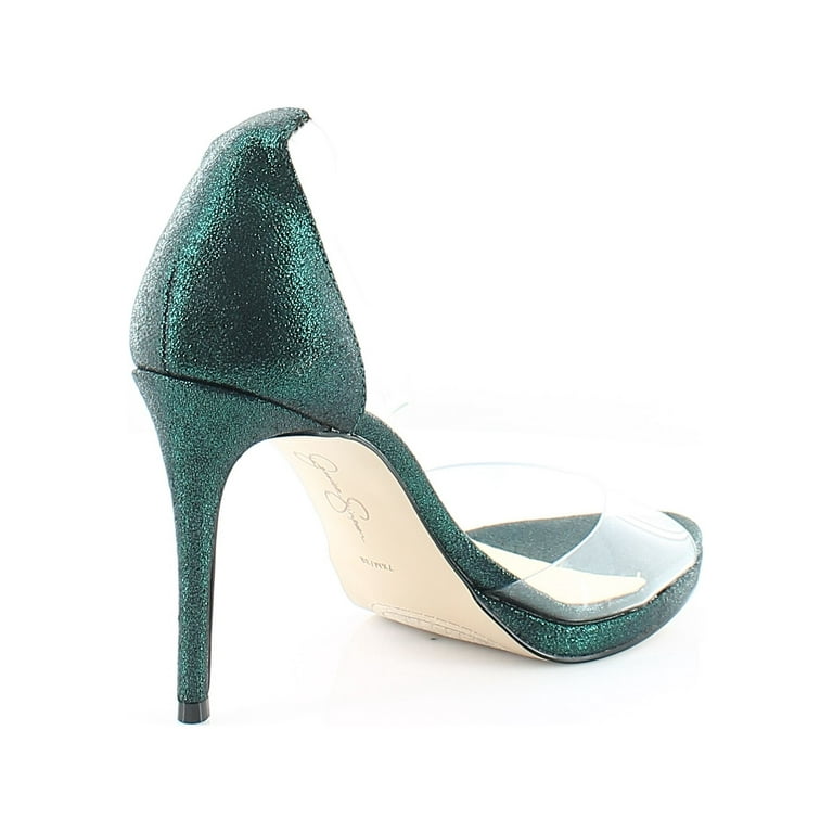 Jessica Simpson Daisile Women s Heels Clear Emerald Size 6.5 M