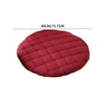 thumbnail image 3 of CasaChic Round Plush Flock Cushion - Ergonomic Non-Slip Floor Pad for Tatami, Chairs & Dining Tables - Breathable Support for Sedentary Comfort, 3 of 6