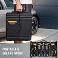 thumbnail image 6 of VEVOR 221-Piece Mechanics Tool Set, 1/4" and 3/8" Drive Sockets, SAE and Metric Mechanic Tool Kit with Bits, Wrenches, Ratchet Handle, Accessories, and Plastic Storage Case, for Automotive Repair, 6 of 9