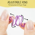 thumbnail image 5 of ZOELNIC 4PCS Handmade Crochet Tension Ring For Finger, Birthday Gifts For Women, Yarn Tension Ring For Crochet, Crochet Gifts For Crocheters, Valentines Day Gifts For Her Wife, 5 of 5