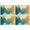 Teal And Gold, variant on Pink Marble Pattern Summer Placemats Table Placemats Set Of 4-Linen Kitchen Washable Placemats Table Mats 11.8"x17.7" Non-Slip Heat Resistant