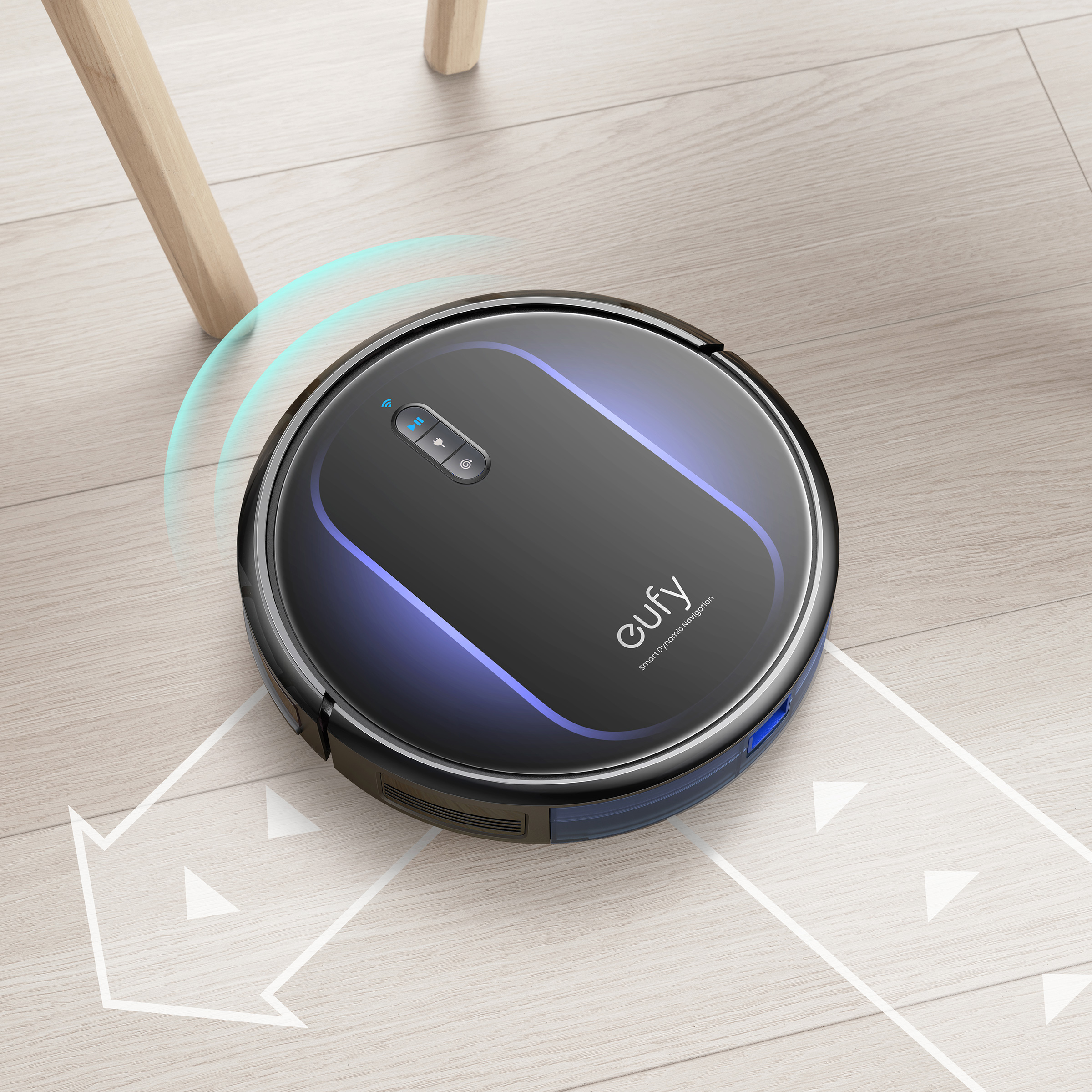 eufy Clean by Anker RoboVac G32 Pro Robot Vacuum with Home Mapping, 2000 Pa Strong Suction, Wi-Fi enabled, Ideal for Carpets, Hardwood Floors, and Pet Owners, Supports Only 2.4Ghz Wi-Fi - image 9 of 15