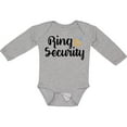 thumbnail image 3 of Inktastic Ringbearer Ring Security Boys Long Sleeve Baby Bodysuit, 3 of 5