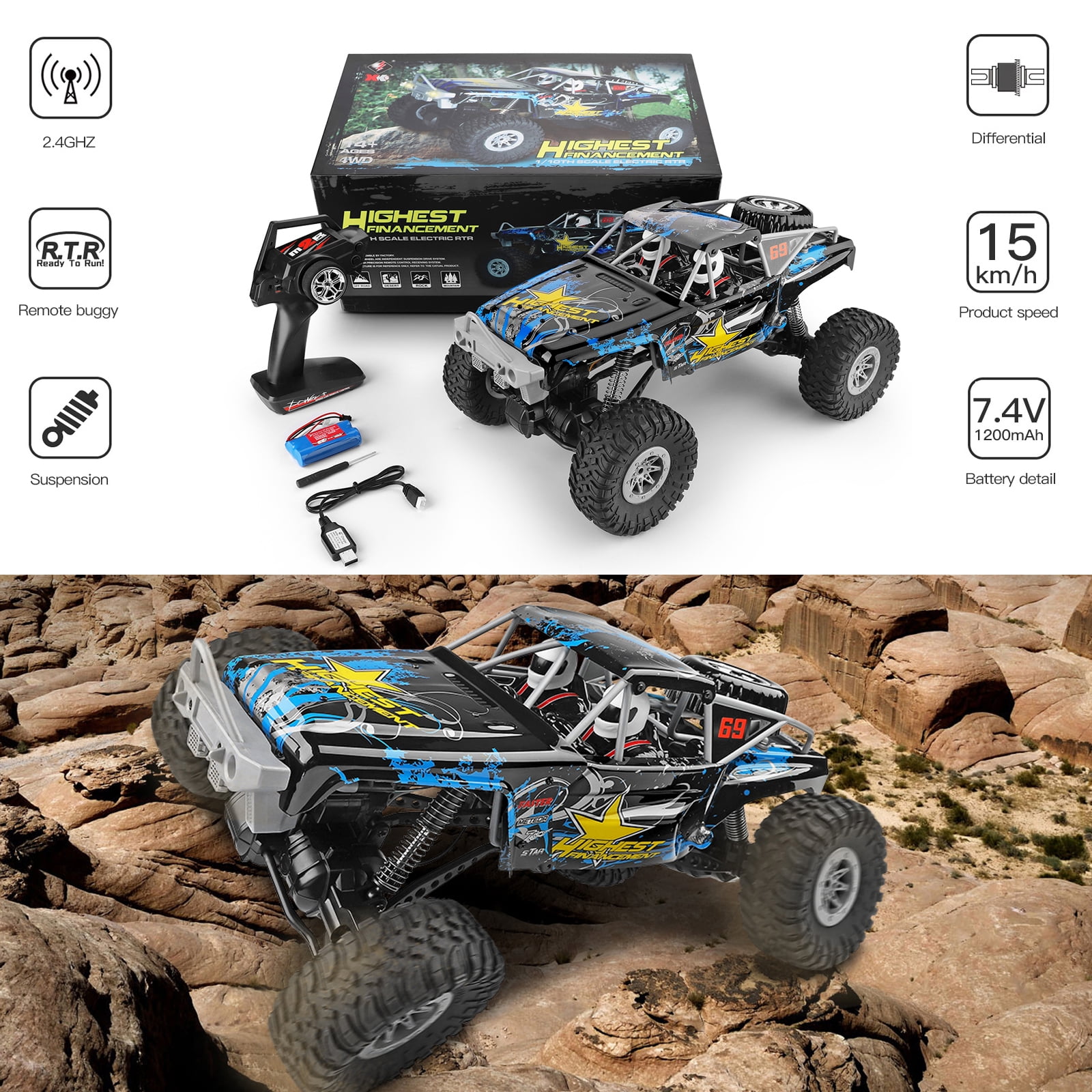 wltoys rock racer