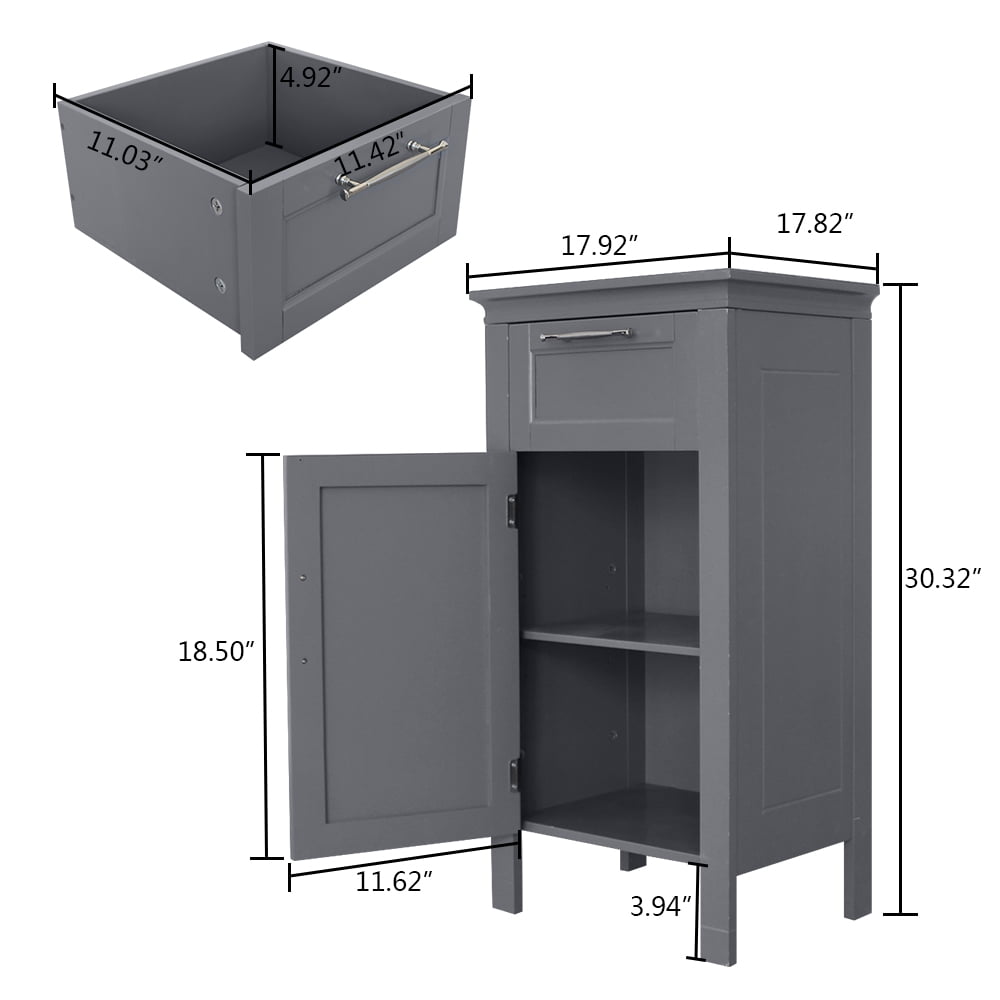 Lowestbest Drawer And One Cabinet, Storage Cabinet, Drawer Compartment for A4 F4 File, Lightweight Storage Cabinet with Drawers, Gray Lowestbest Drawer And One Cabinet, Storage Cabinet, Drawer Compartment for A4 F4 File, Lightweight Storage Cabinet with Drawers, Gray