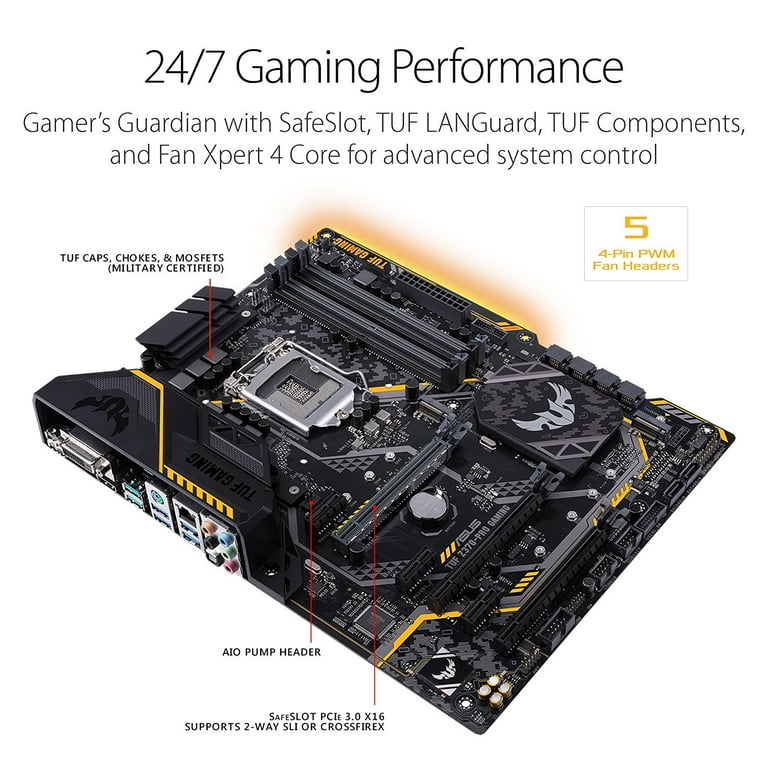 Asus Tuf Z370-Pro Gaming Motherboard - TUF Z370-PRO GAMING