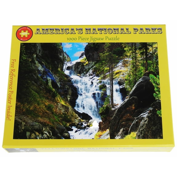 National Park Puzzles Yellowstone National Park Mystic Falls 1000 Piece Jigsaw Puzzle
