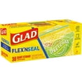 thumbnail image 6 of Glad FLEXN SEAL Zipper Food Storage Quart Bags, 38 Count, 6 of 16
