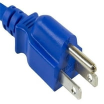 Sanoxy SNX-CBLR-PW130-2202 2 ft. 18 AWG Universal Power Cord - IEC320 C13 to NEMA 5-15P, Blue - Pack of 4