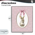thumbnail image 4 of Stupell Industries Cottage Ribbon Border Bunny Gray Framed Giclee Art, 16 x 20, by Christine Simpson Art, 4 of 8