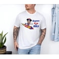 thumbnail image 1 of Disney Mickey T-Shirt White, Mickey Mouse Happy 4Th Of July Usa All size S-3XL, 1 of 4