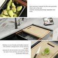 thumbnail image 7 of 33 inch Gunmetal Black Stainless Steel  18-Gauge Single Bowl Farmhouse Workstation Kitchen Sink, 7 of 7