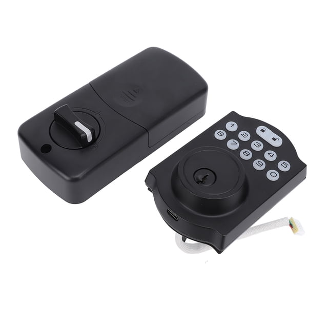 Cerradura De Entrada Con Teclado, Cerradura De Entrada Sin Llave Ampliamente Compatible Fácil De Instalar aleación De Aluminio De Alta Seguridad Para Puerta De 35-50 Mm De