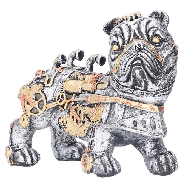 Estatua de jardín para perros decoración de jardín de resina de 135 cm de altura Punk mecánico resistente al desgaste para Bar ANGGREK Otros