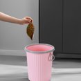 thumbnail image 6 of Kitchen Trash Can, Step-On Garbage Can with Lid, Tall Kitchen & Bathroom Trash Can, Small Office Waste Bin, Pink - Xuniizn, 6 of 7