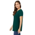 thumbnail image 3 of Woman Within Plus Size Perfect Crewneck Tunic, 3 of 6