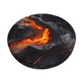 thumbnail image 1 of Disketp Molten Lava Abstract Flow Funda Redonda para Taburete, Funda de Cojín para Silla de Bar Suave y Elástica-14 inch, 1 of 7