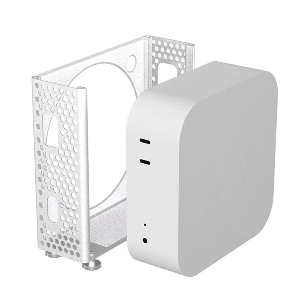 Aluminum Alloy Vertical Stand Protective Case For Mini Computer Host Efficient Cooling And Comprehensive Protections