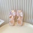 thumbnail image 6 of Otqutp Wedding Shoes for Toddler Girls Summer Fashion Rhinestone Butterfly Soft Bottom Baotou Princess Sandals Comfortable Non Slip Beach Shoes, 6 of 6