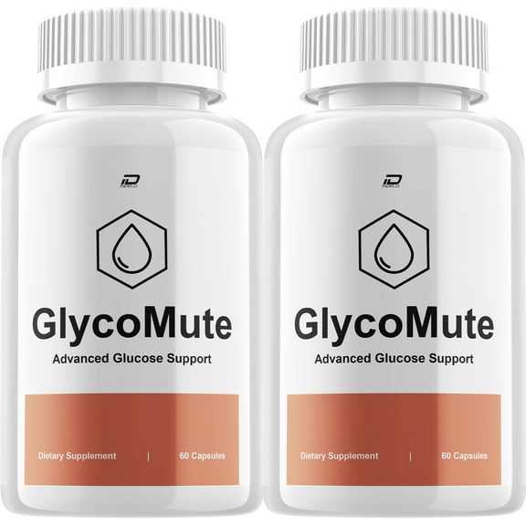 GlycoMute Capsules – Glyco Mute Natural Blend Glycogen Support, 2 Pack, 120 Capsules