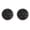 Black, variant on 1 Pair Ear Stud Decorative Colorful Stainless Round Shaped Rhinestone Ear Stud for Gift