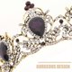thumbnail image 2 of 1pc Vintage Crown Headdress Hair Band Headband Crystal Alloy with Diamond Crown, 2 of 4