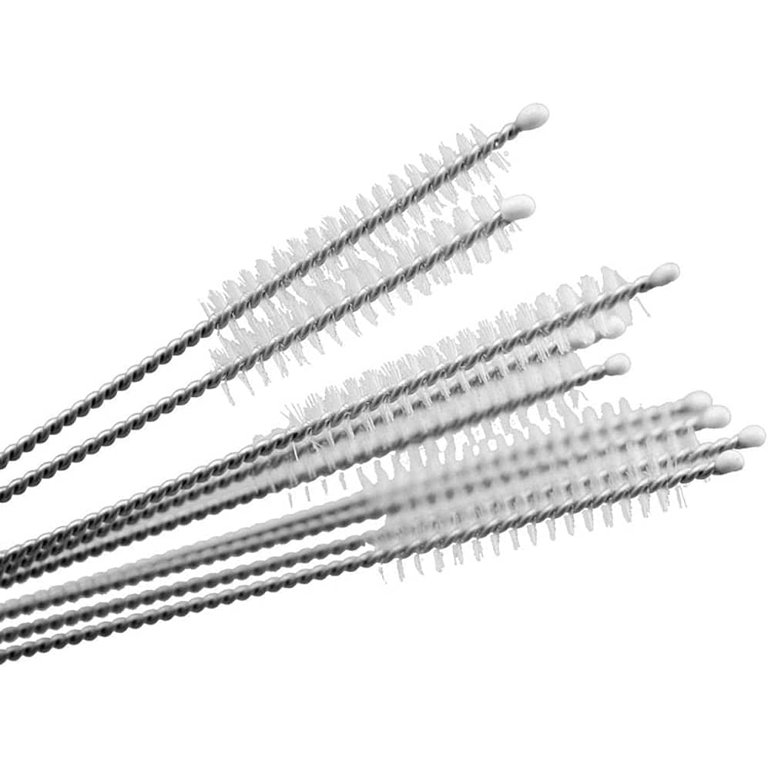 10Pcs Nylon Straw Cleaners Cleaning Brush Drinking Pipe Cleaners Stainless  Steel