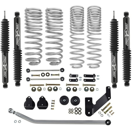Rubicon Express RE7122PT Suspension Lift Kit w/Shocks Fits 07-18 Wrangler (JK) Fits select: 2015-2018 JEEP WRANGLER UNLIMITED, 2012-2014 JEEP WRANGLER