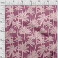 thumbnail image 3 of oneOone Rayon Pink Fabric Coconut Tree & Leaf Sewing Material Print Fabric By The Yard 56 Inch Wide, 3 of 8