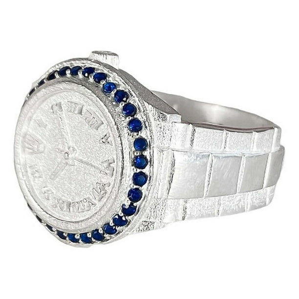 Anillo rolex plata precio hotsell