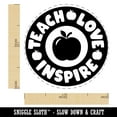 thumbnail image 2 of Teach Love Inspire Rubber Stamp for Scrapbooking Crafting Stamping - Medium 1 Inch, 2 of 7