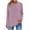 Pink, variant on Kaemgyyd Casual Sweatshirts for Women Vintage Striped Long Sleeve Crewneck Base Layer Pullover Loose Fit Fall Tops Winter Clothing