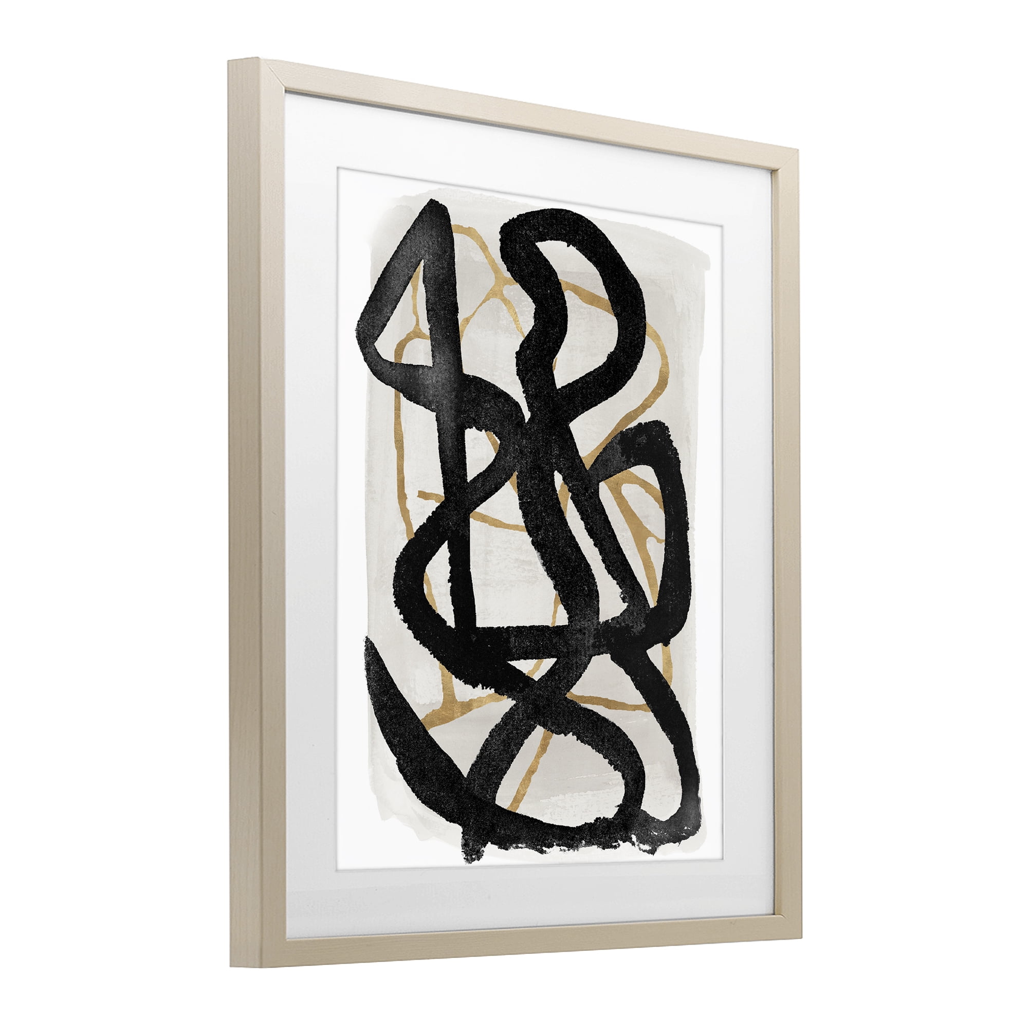 Stupell Industries Hindsight Black & Beige Birch Framed Print Under Glass, design by Lucille Price