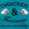 thumbnail image 3 of CafePress - Diamonds And Tattoos Women's Deluxe T Shirt - Womens Tri-blend T-Shirt, 3 of 4
