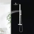thumbnail image 4 of DAX INTERNATIONAL Stainless Steel Shower Column Thermostatic Mixer Body Jets Hand Shower, 4 of 4