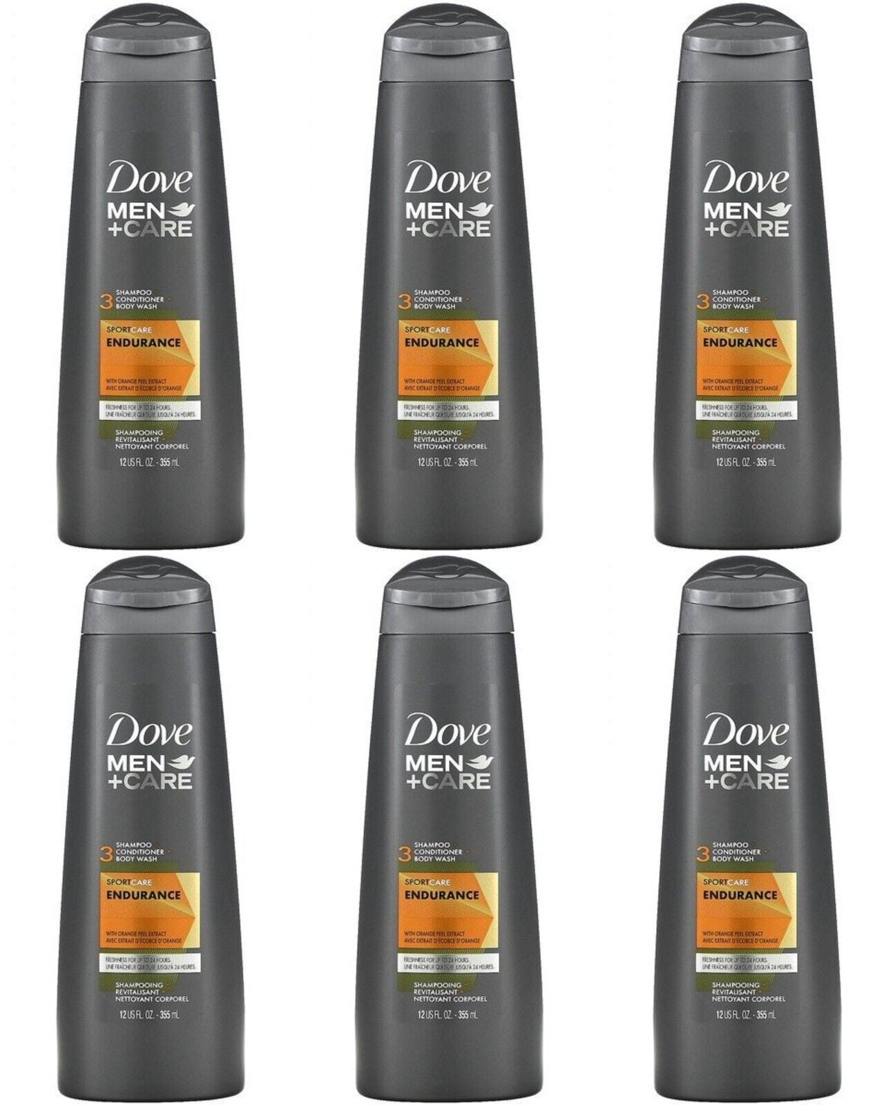 Dove Men+Care 3in1 Shampoo, Conditioner and Body Wash Sports Hair
