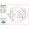 thumbnail image 3 of Brembo Brake Rotor 08C66111C02 Solid; One Piece Design; Wheel Bolt Pattern 5 x 100 Millimeter; 170.1 Millimeter Hat Inside Diameter; 58 Millimeter Hub Diameter; Gray Cast Iron; Single, 3 of 4