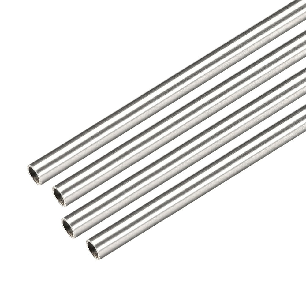 4Pcs 304 Stainless Steel Capillary Tube 2.8mm ID 3.2mm OD 30cm Long 0