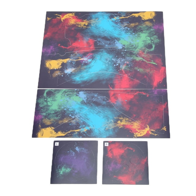 VR Skin Sticker, Garres VR Clear Vr Stickers Protective Unique Autovable Matte for Quest 2 Splash Ink and Color