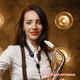 thumbnail image 4 of Boquilla de saxofón Alto Cabezal de flauta de saxofón Alto para principiantes Saxofonistas profesionales Accesorios de instrumentos de música de Jazz Maboto  Boquilla de saxofón, 4 of 5
