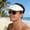 White, variant on CaiYueKe Rechargeable Solar Fan Hat with Built-In Cooling Fan, Breathable Mesh Sun Hat for Outdoor Hiking Fishing Travel, Adjustable 360° Breeze Summer Sun Protection Hat for Men Women Adults