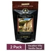 (2 Pack) Boca Java Decaf Vacation Villa Vanilla Flavored Whole Bean Coffee, 8 oz Bag