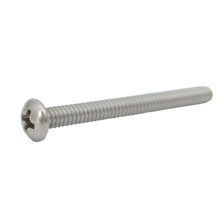 

FixtureDisplays® 6-32 X 1-1/2 Stainless Pan Head Machine Screws Full Thread Phillips Drive Stainless Steel 18-8 Machine Thread 312113