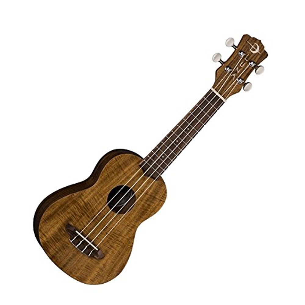 Luna UKE ACS Uke Flamed Acacia Soprano Ukulele Bundle