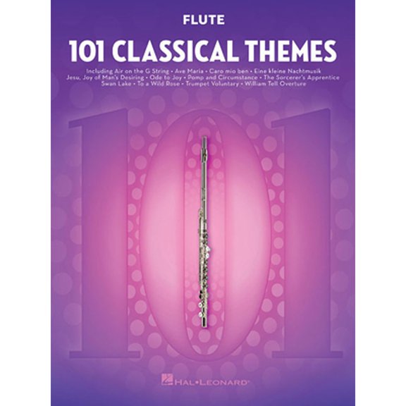 Pre-Owned 101 Classical Themes Flute Sheet Music Essential Repertoire for Flute Players Solo Instrumental (Paperback) by Hal Leonard Corp (Creator)