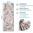 thumbnail image 2 of Cute Unicorn Rainbow Cloud Pattern Hot Yoga Mat Towel Non Slip for Hot Yoga - Quick-Drying Yoga Mat Cover with 4 Corner Pockets with Travel Bag - Hot Yoga Towel Non Slip 70"x26", 2 of 6