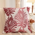 thumbnail image 1 of Funda de almohada decorativa para sofá con flores, funda de almohada suave para mesita de noche, 1 of 5