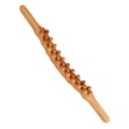 thumbnail image 5 of Wooden Gua Sha Scraping Massage Tool, Handheld, Length 58cm ,Professional Wood Guasha Tool Wood Guasha Scraping Rod for Body Arms Shoulder brown 31 beads, 5 of 10